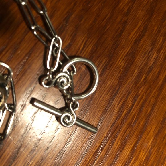 Rosy Day of the Dead Skull Necklace - Picture 2 of 5